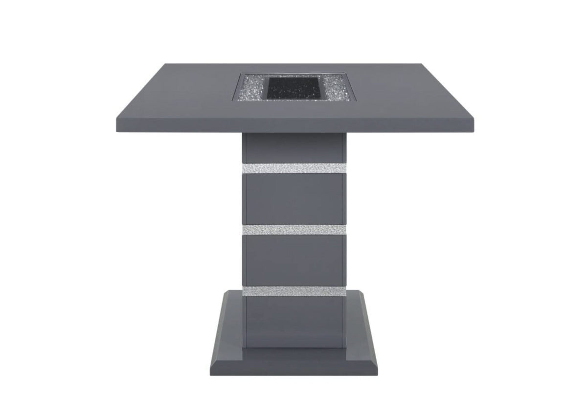 MONACO DARK GREY RECTANGULAR BAR TABLE
