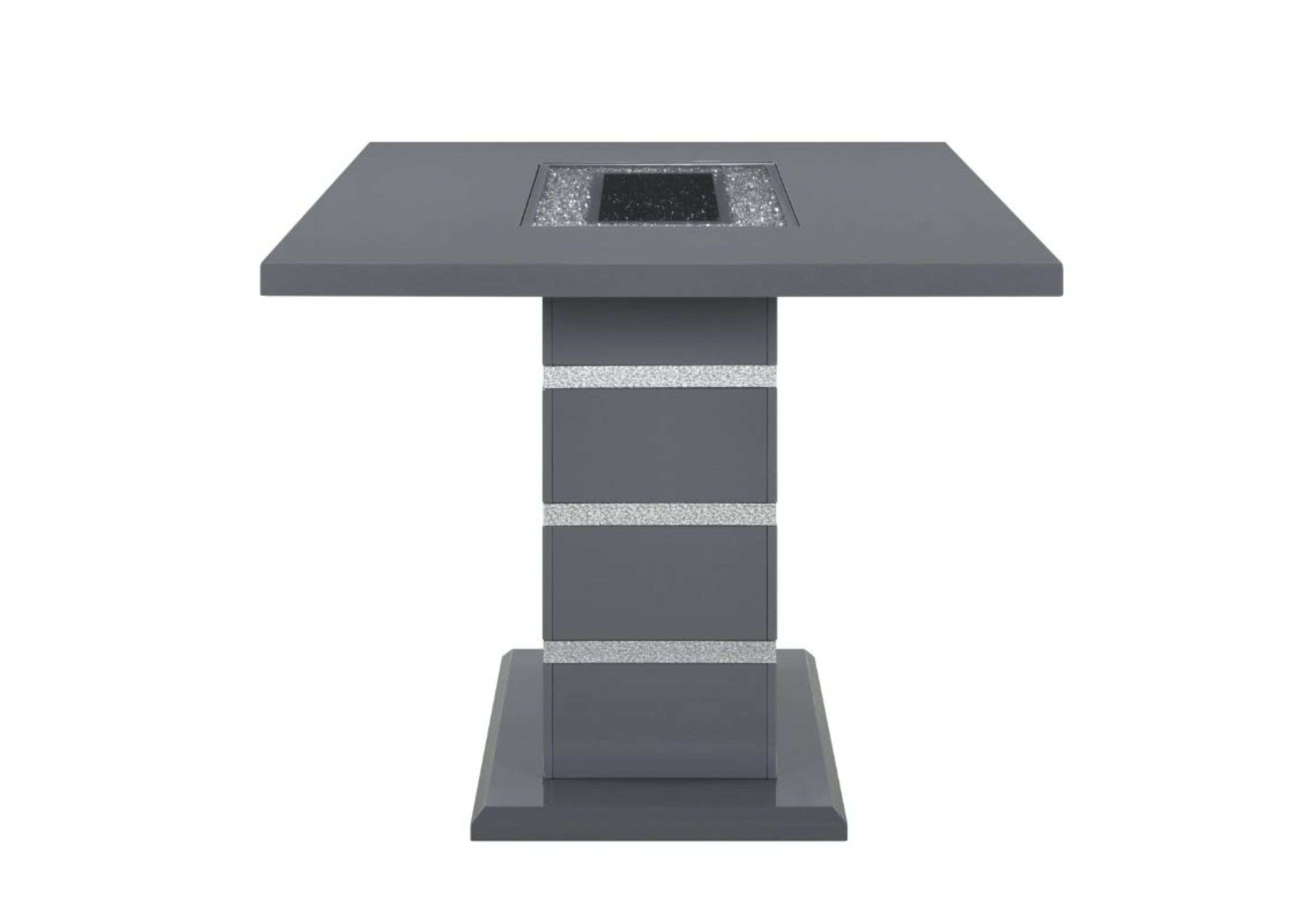 MONACO DARK GREY RECTANGULAR BAR TABLE