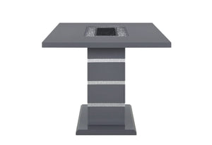 MONACO DARK GREY RECTANGULAR BAR TABLE