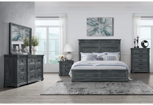 GRUPO DE CAMA COMPLETA TATUM GREY