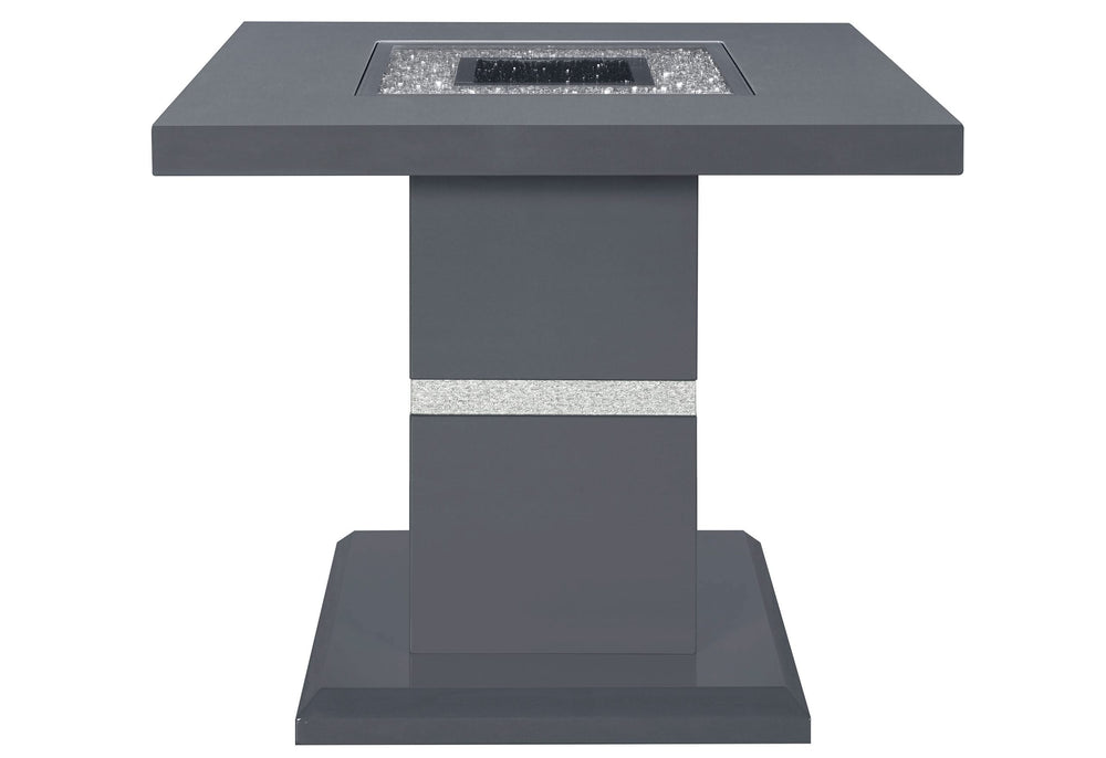MESA EXTERIOR MONACO GRIS OSCURO