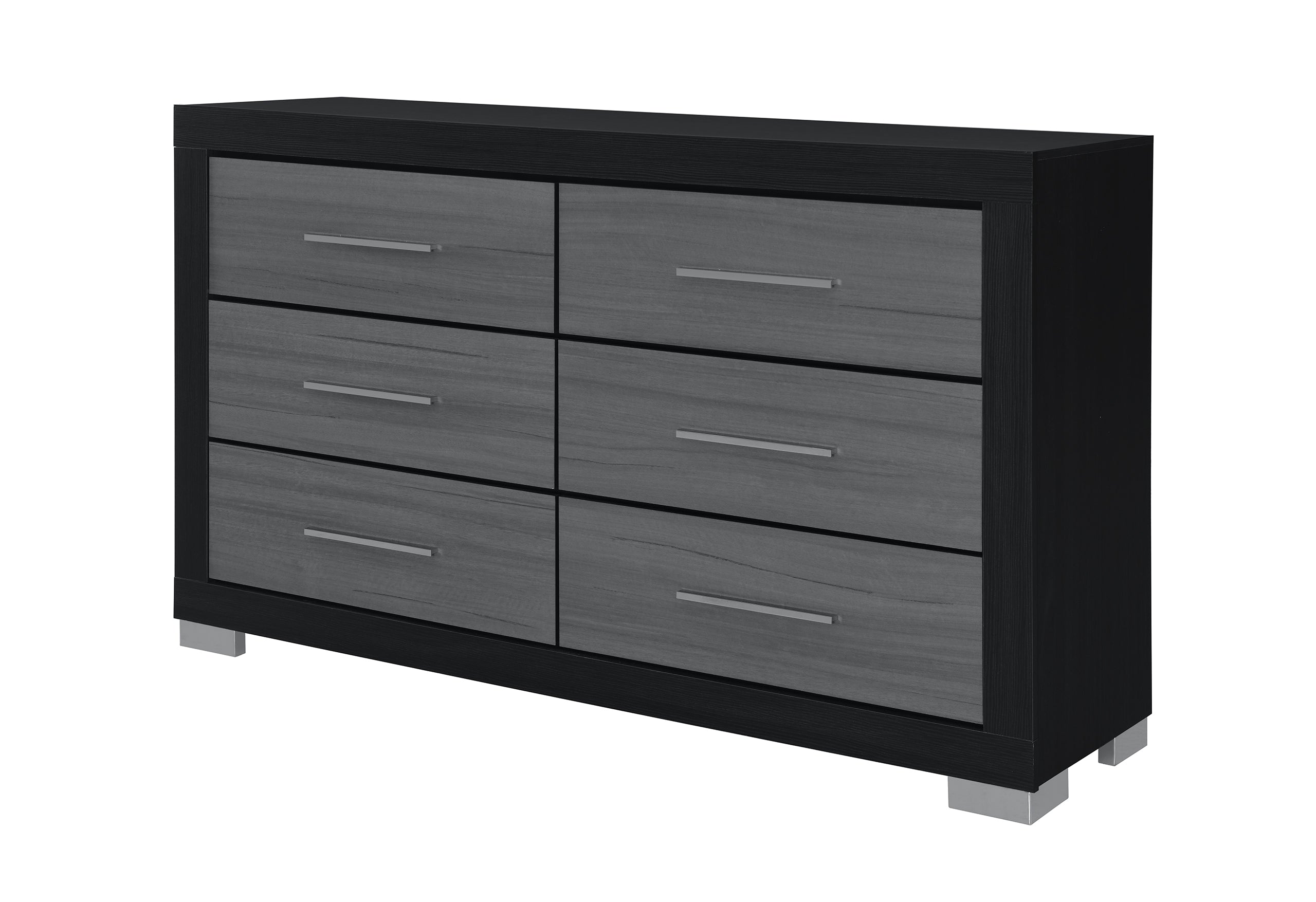 EMMA BLACK/GREY DRESSER