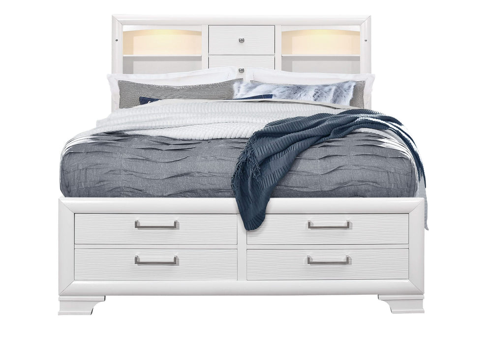 Cama Queen Jordyn White