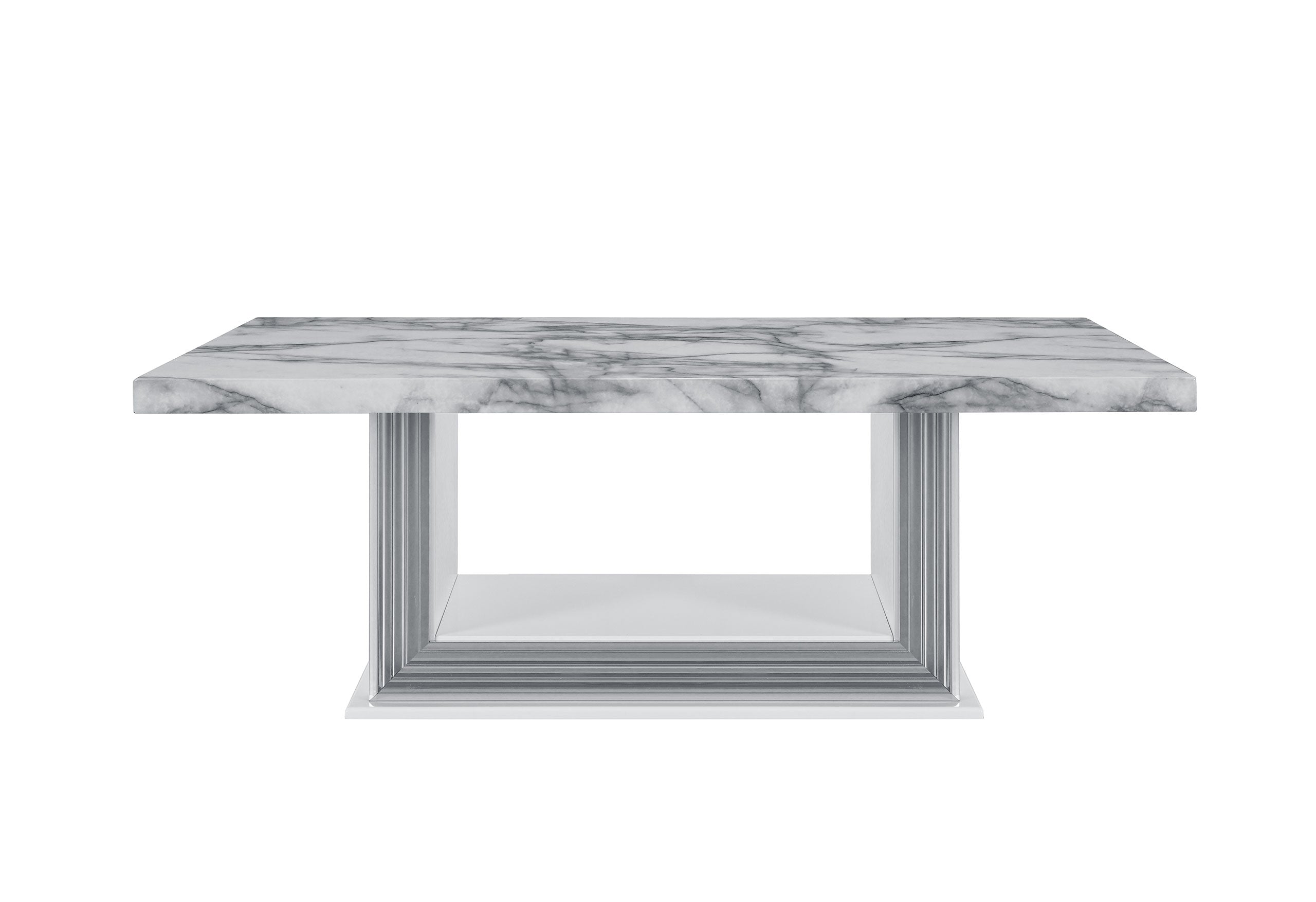 YLIME WHITE MARBLE COFFEE TABLE TOP