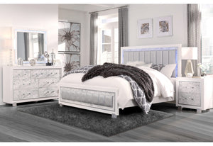 SANTORINI WHITE QUEEN BED GROUP