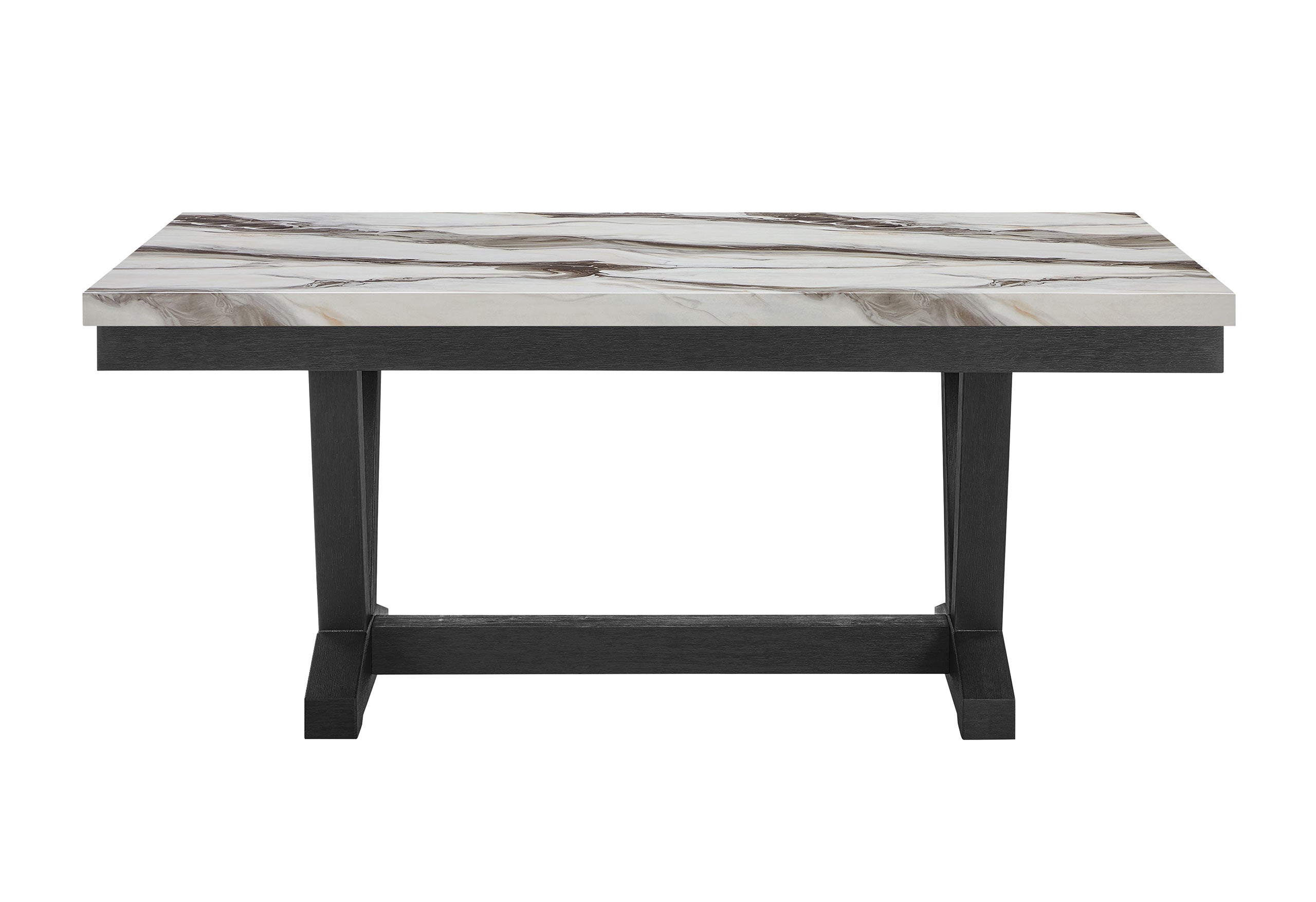 D1319 BLACK/WHITE DINING TABLE