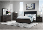 AMELIA BROWN KING BED GROUP