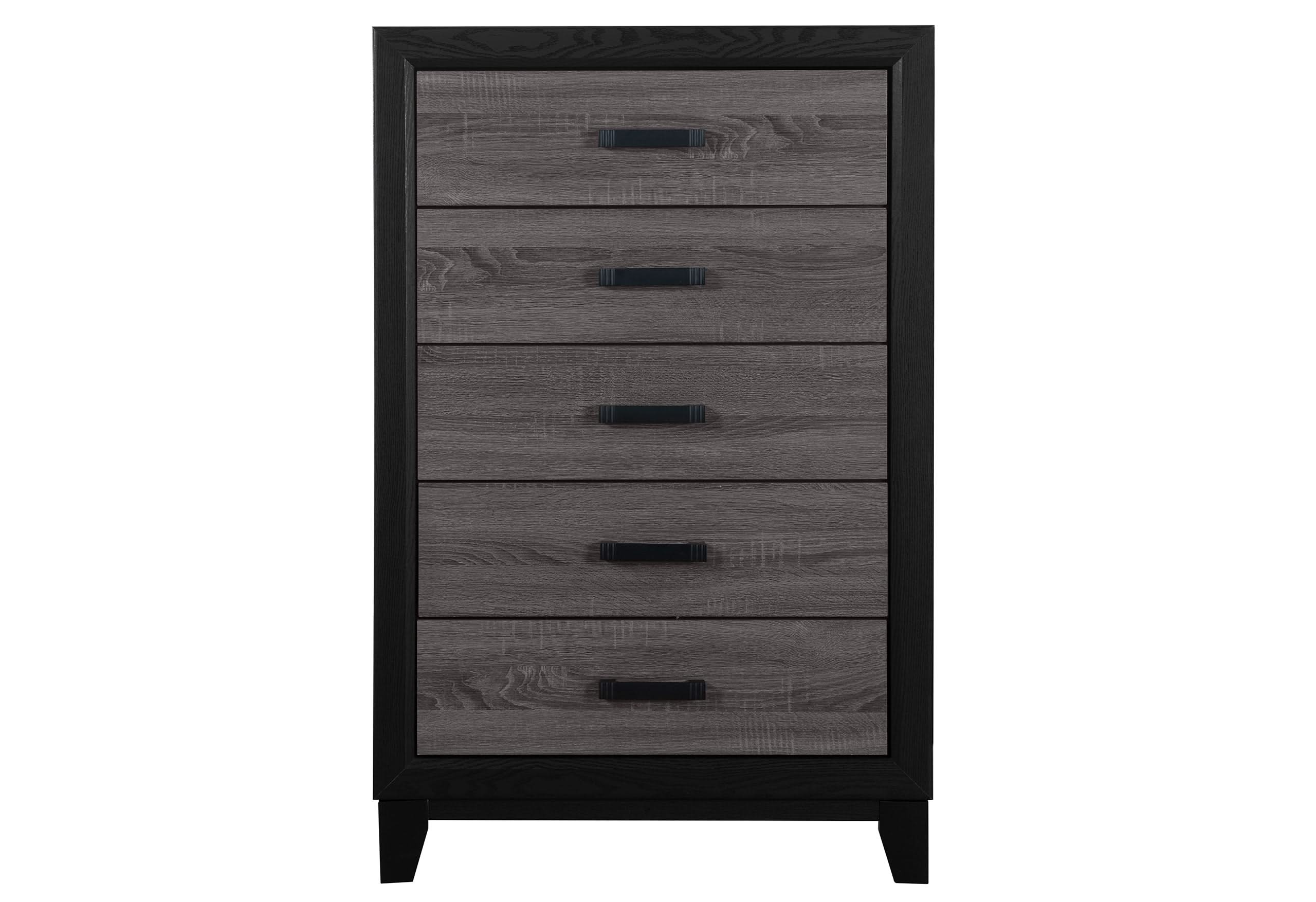 LISBON GREY AND BLACK CHEST