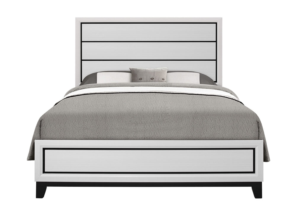 KATE WHITE QUEEN BED GROUP
