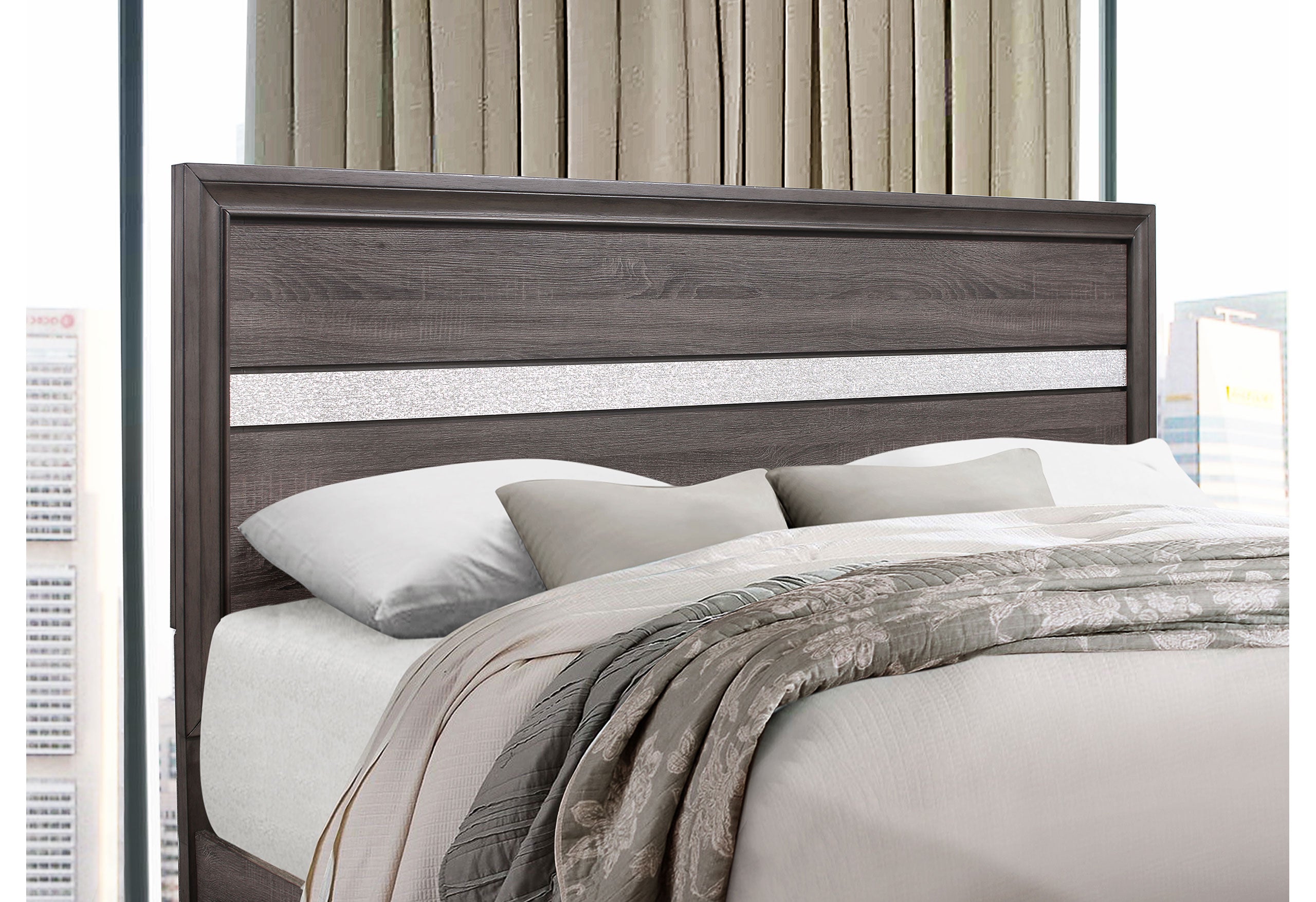 SEVILLE GREY KING BED