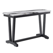 T1319 BLK/WHT CONSOLE TABLE
