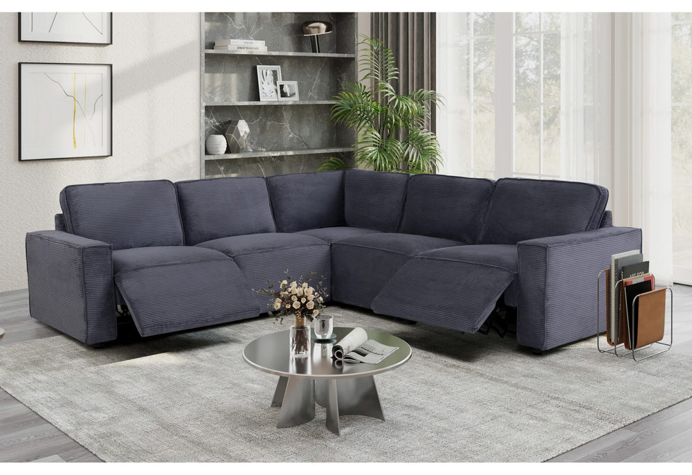 U8177 CHARCOAL SECTIONAL