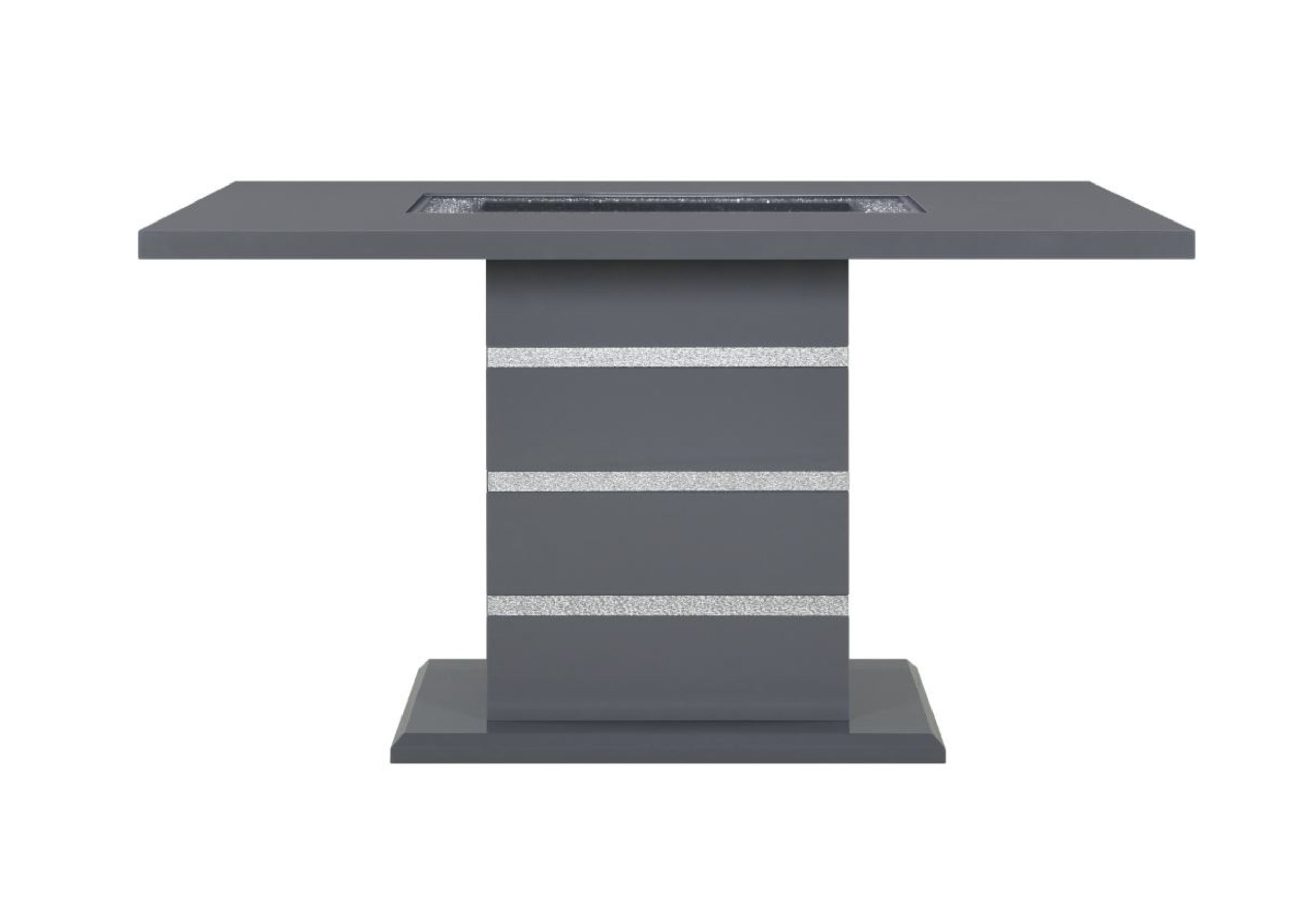 MONACO DARK GREY RECTANGULAR BAR TABLE