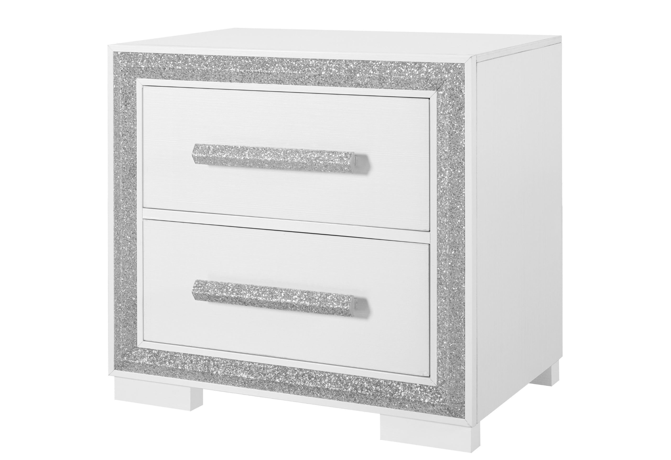 ANDROS SILVER NIGHTSTAND
