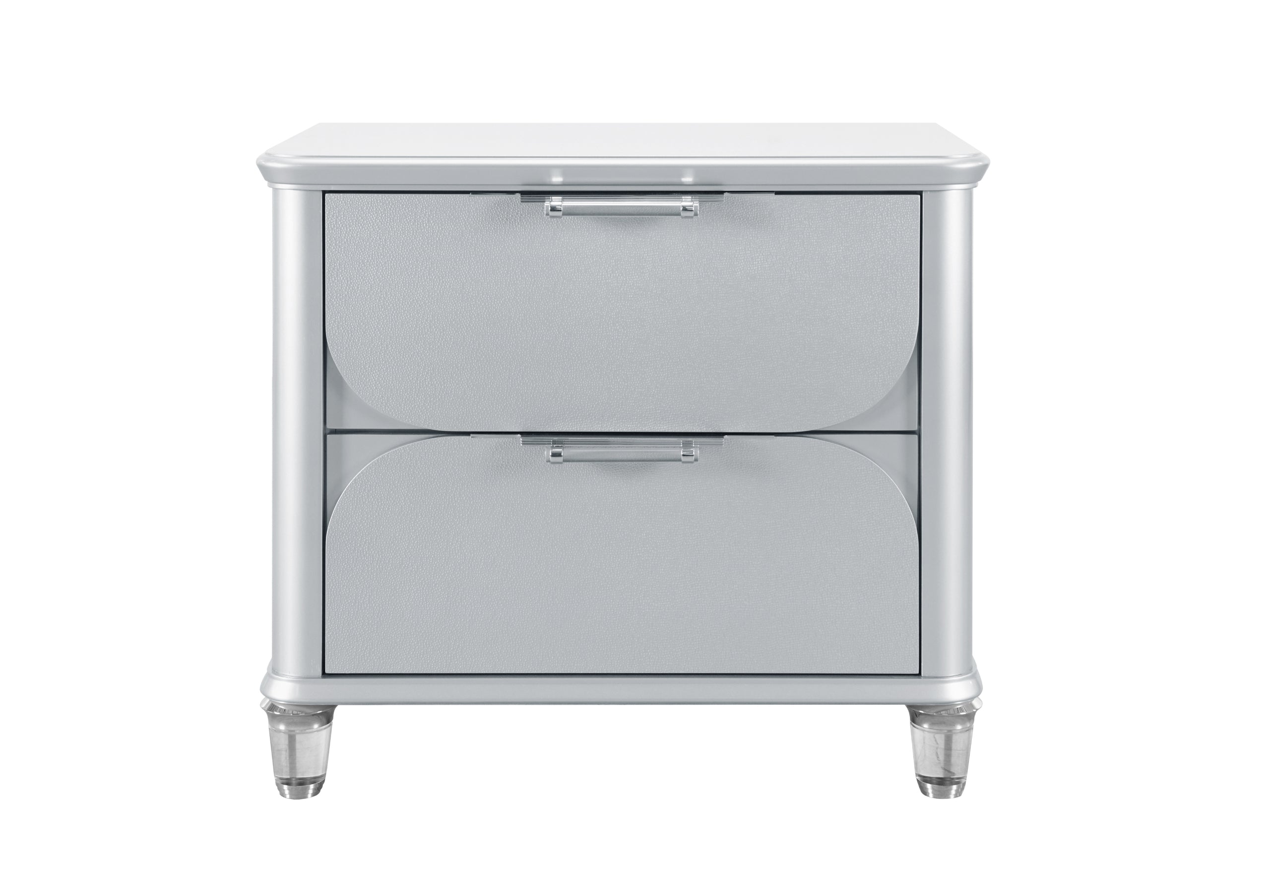 LANDO SILVER NIGHTSTAND