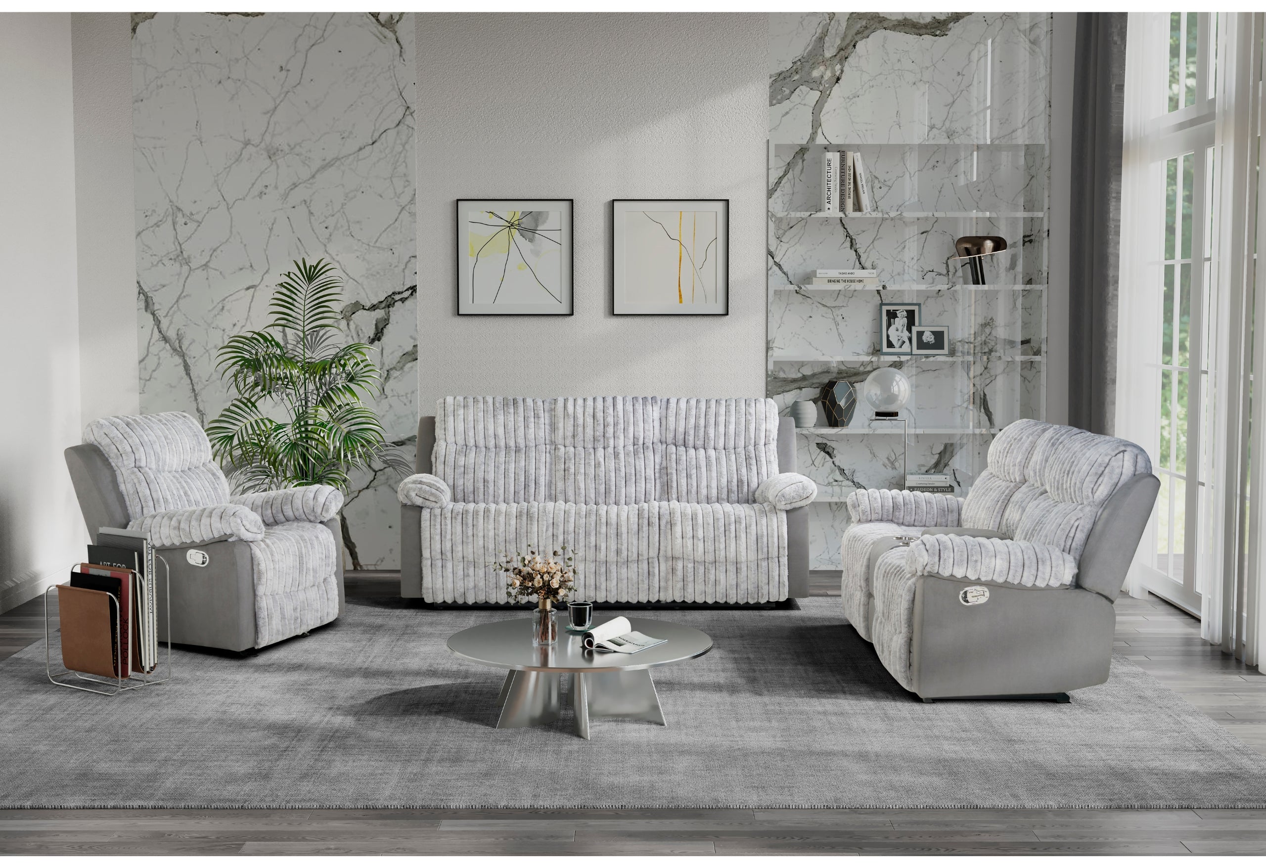 U6028 Sofa, Loveseat and Recliner LED Collection