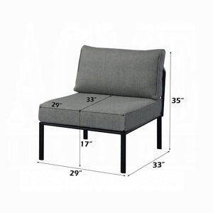 Silla sin brazos para patio Rajni