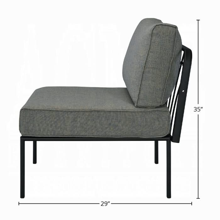 Silla sin brazos para patio Rajni