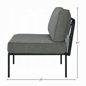 Silla sin brazos para patio Rajni