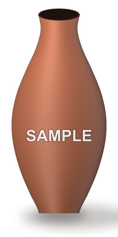 Terracotta Floor Vase sample