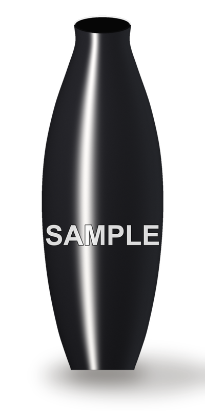 Black Gloss Floor Vase sample