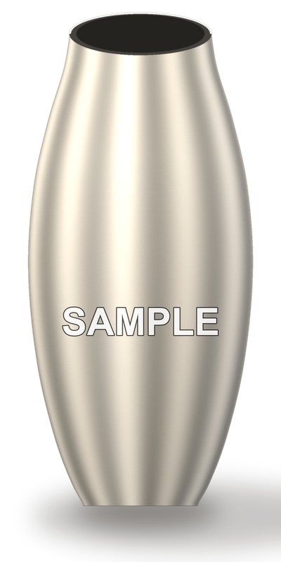 Fluted Ivory Floor Vase sample