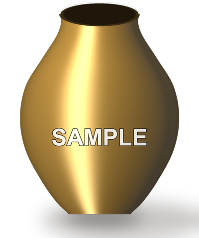 Brass Table Vase sample