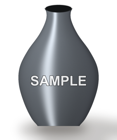 Smoked Glass Table Vase sample